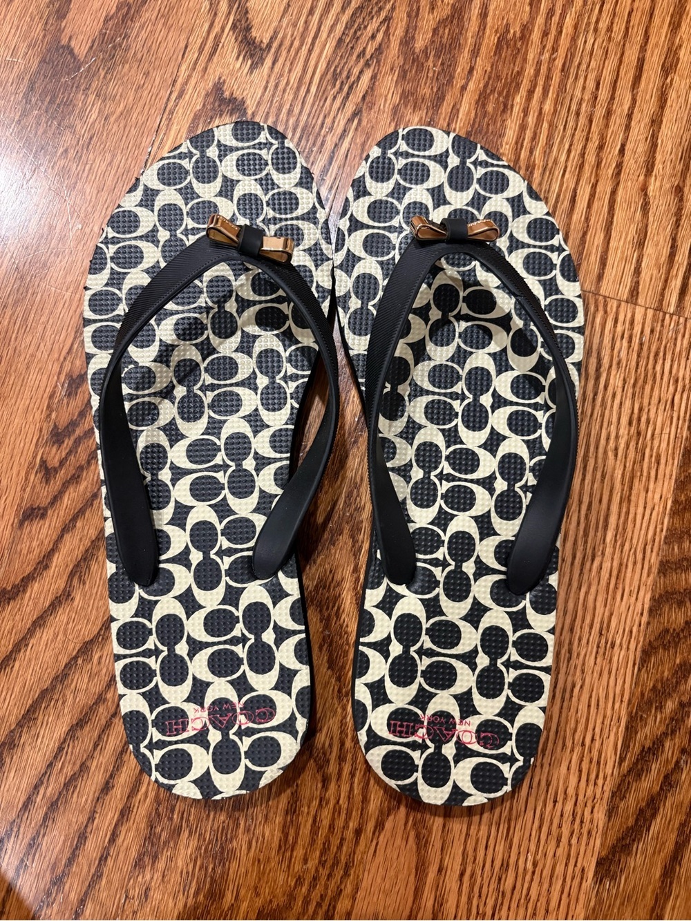 Coach signature flip flop - Picture 1 of 3